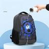 Elementary School Student Backpack Hard Shell Football-Themed Weight-Reducing Boys' Double-Shoulder Bag Large Capacity With Small Pencil Case Set