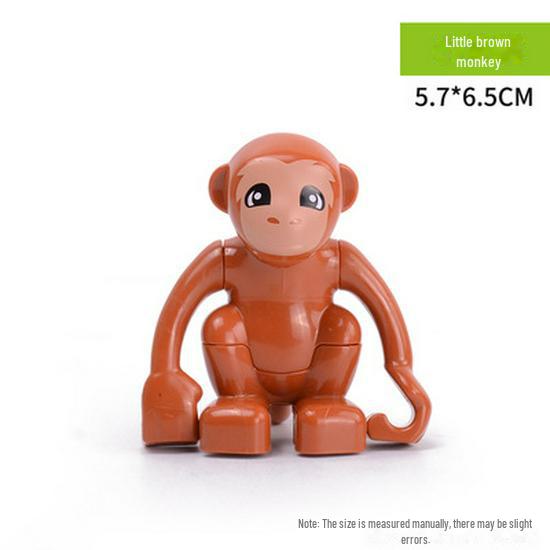 Аксессуары для животных из крупных частиц: Совместимые конструкторы Lego для детей от 3 лет и старше — детали для моделирования прерий, океана и джунглей