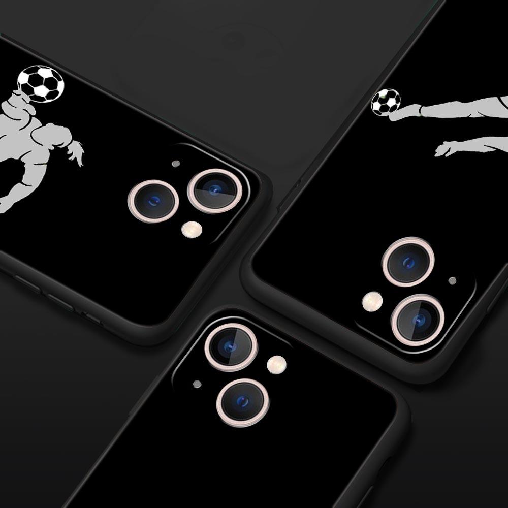 Football Player Soccer Art Phone Case For iPhone Samsung Galaxy Redmi Xiaomi Oppo OnePlus Note S A 7 8 9 10 11 12 13 14 20 21 22 23 53 54 Pro Ultra