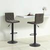 VidaXL Set of 2 Bar Stools, Pub Chair, Bistro Seat, Furniture for Dining Room Kitchen Living Room Home Interior, 333732