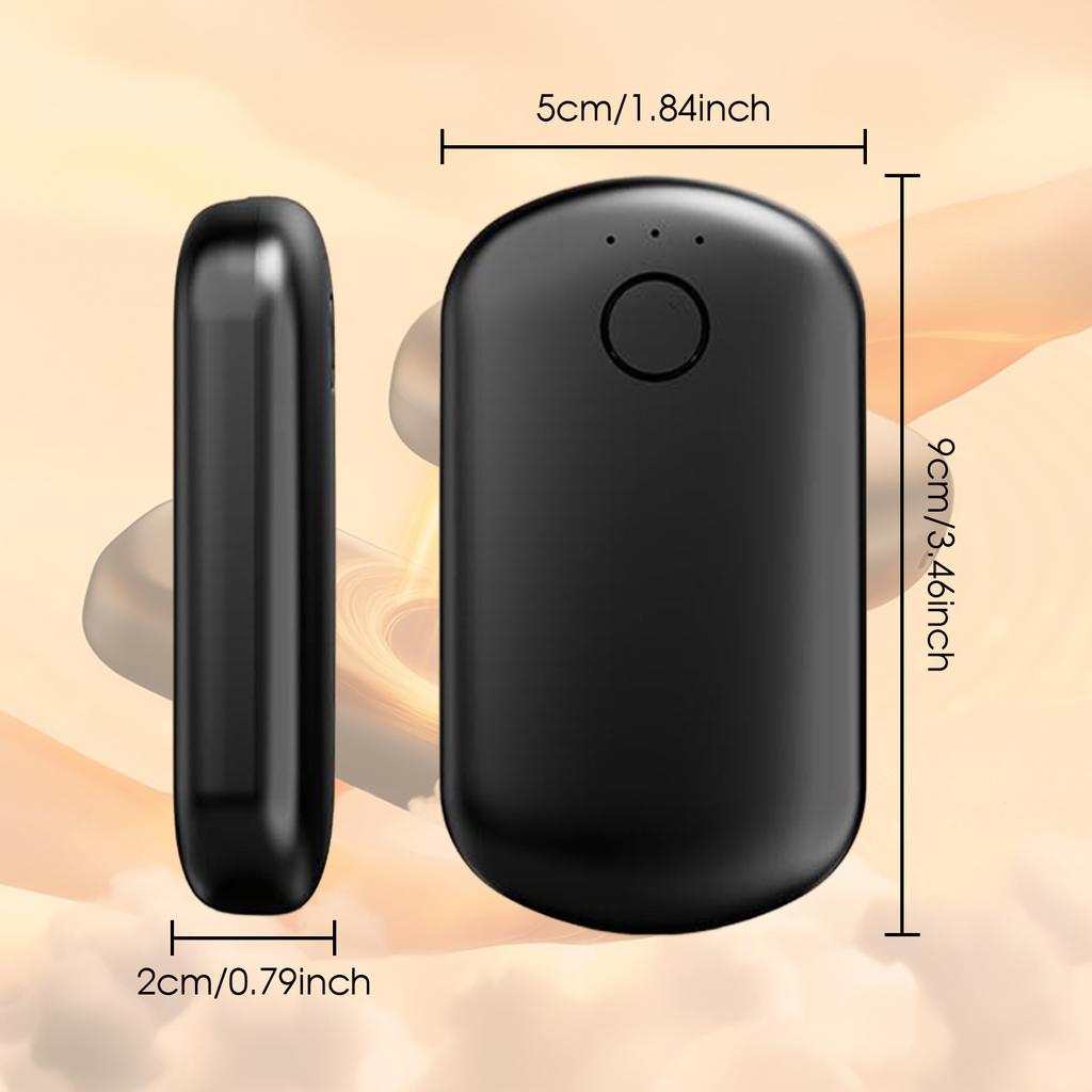 Перезаряжаемая грелка для рук с графеновым нагревом Набор из 2 штук 3 температурных режима Портативный аккумулятор с длительным сроком службы для зимнего отдыха на открытом воздухе