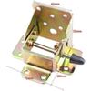 (1 Pair) 90 Degree Self Locking Folding Table Leg Extensions, Foldable, Telescopic, Hidden Shelf Brackets for Desk, Bed, Hinged