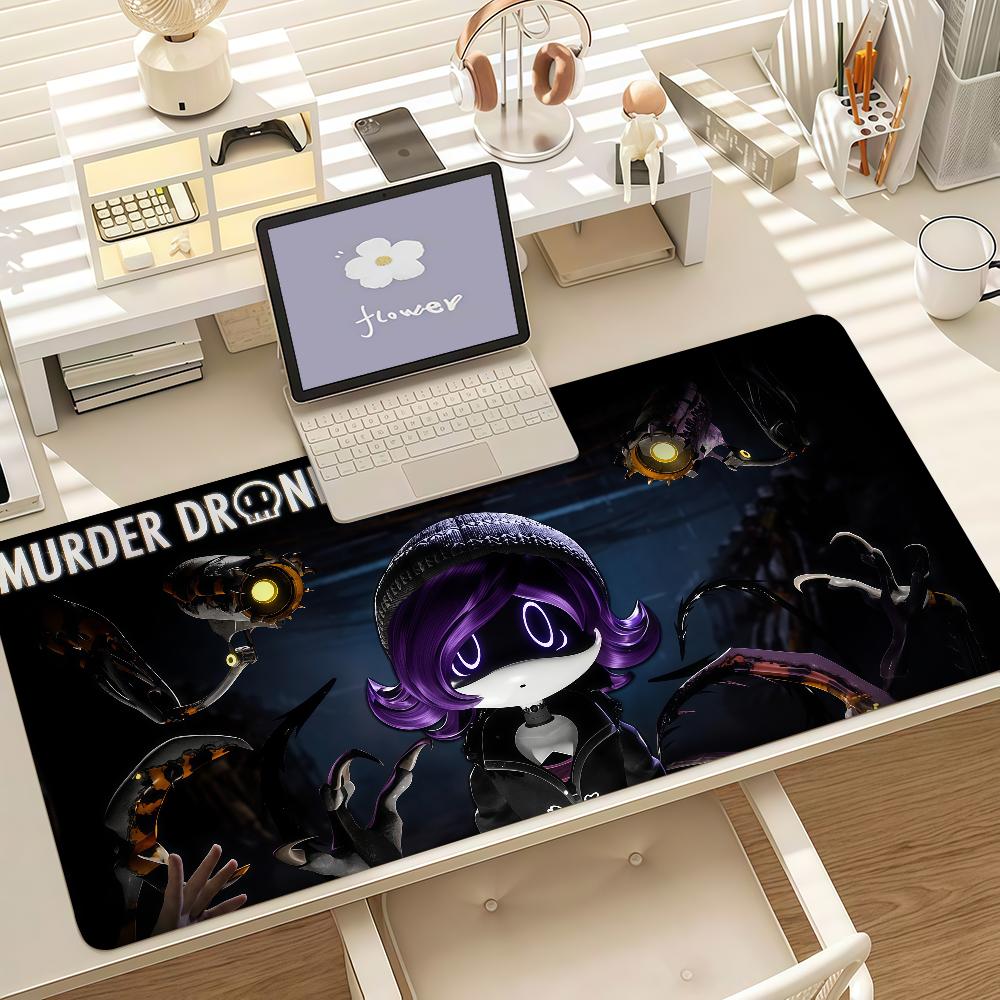 Anime MMurder DDrones Mouse Pad Anti Slip Rubber Edge Locked Thickened Laptop Gaming Desk Mat
