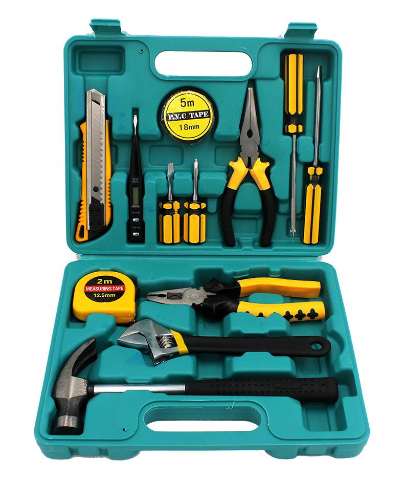 Auto Repair Tool Set: Wrench, Hammer, Screwdriver, Test Pen