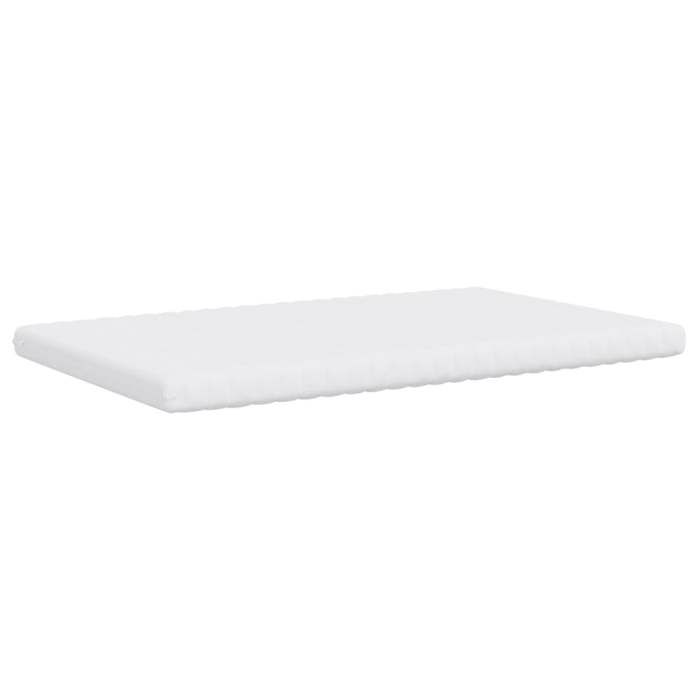 VidaXL Matelas en mousse blanc 120x220 cm 7 zones dureté 20 ILD,matelas de lit,matelas de lit de jour,matelas en mousse 4016657