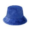 Imitation Rabbit Plush Bucket Hat, Warm in Autumn/Winter, Wide-brimmed Washbasin Hat