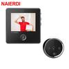 NAIERDI 3" LCD Screen Electronic Door Viewer Bell IR Night Camera Photo Recording Digital Smart Peephole Doorbell