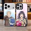R-Ринтаро Цумуги K-Каоруко Вагури Чехол для телефона Для iPhone 17, 16,15,14,13,12,11 Plus,Pro Max, Цветной Серебристый Funda Чехол