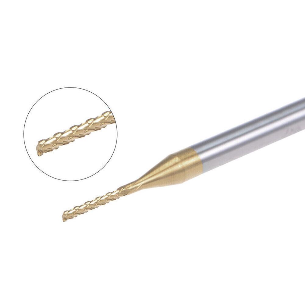 10 шт. Фреза 1 мм твердосплавная концевая фреза для гравировки с ЧПУ