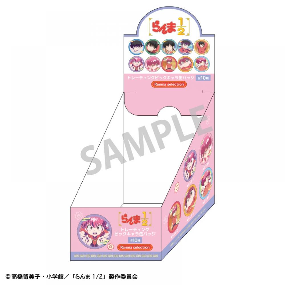 Ranma 1 2 Ranma 1 2 Trading Pick Character Can Badge 1box 10pcs