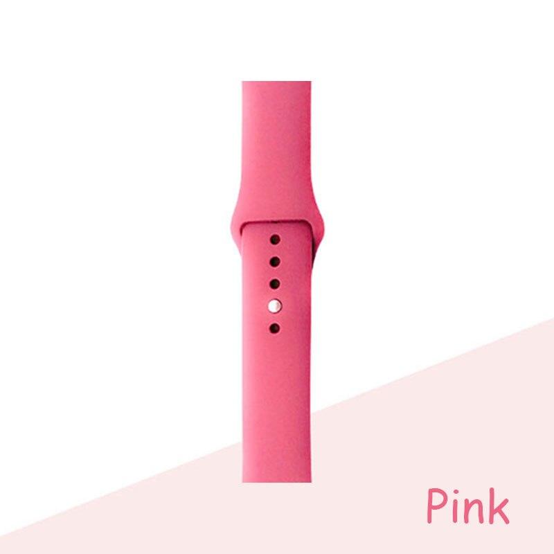 Силиконовый ремешок для браслета Apple Watch 44 мм 40 мм 38 мм 42 мм ремешок для часов Apple Watch Band Correa для Iwatch Series7 6 Se 5 4 3