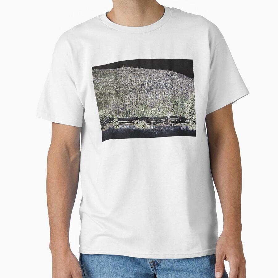 Mountainside Train Tracks Classic T-Shirt