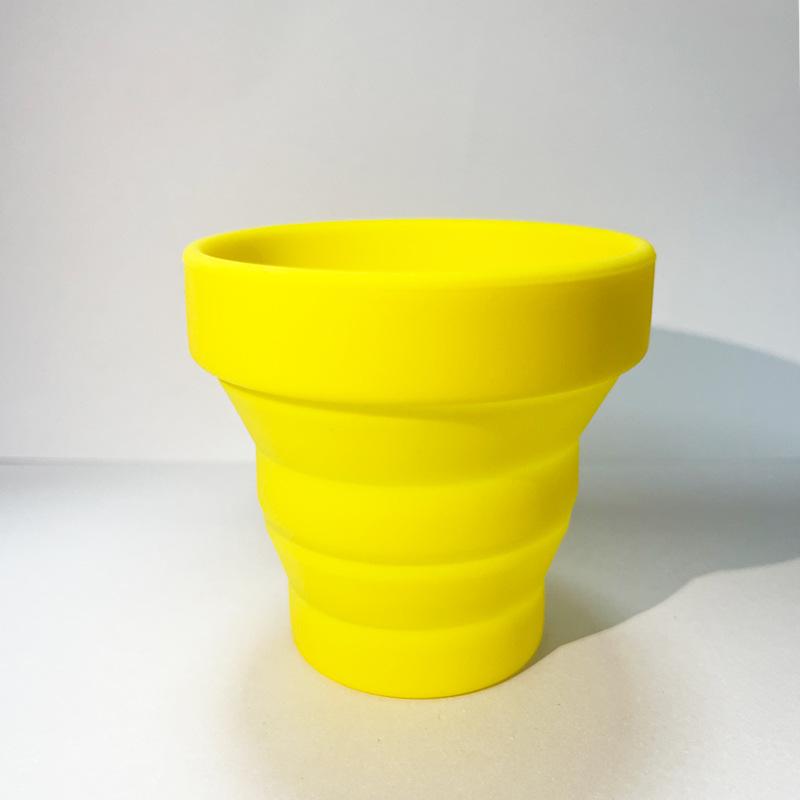 Портативный дорожный стакан из пищевого силикона: Складной и Легкий для переноски