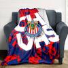 Chivas Guadalajara Logo Print Flannel Blanket High Quality Warm Comfortable Cover for All Seasons Perfect for Gifts Home Decor
