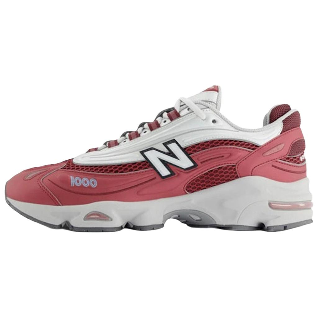 New Balance 1000 Monarch Burgundy Unisex Sneakers Red Light-Silver-Metallic Still-Water M1000Q