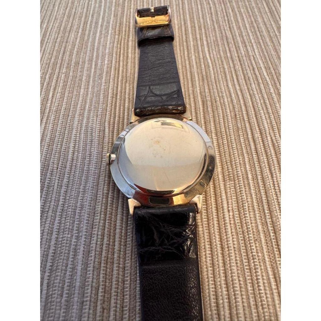 Used LONGINES manual winding watch small seconds gold color