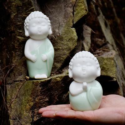 Чайный питомец Творческие персонажи Керамические изделия Будда Украшения Магазин Компания Мебель для дома Входная гостиная Украшения