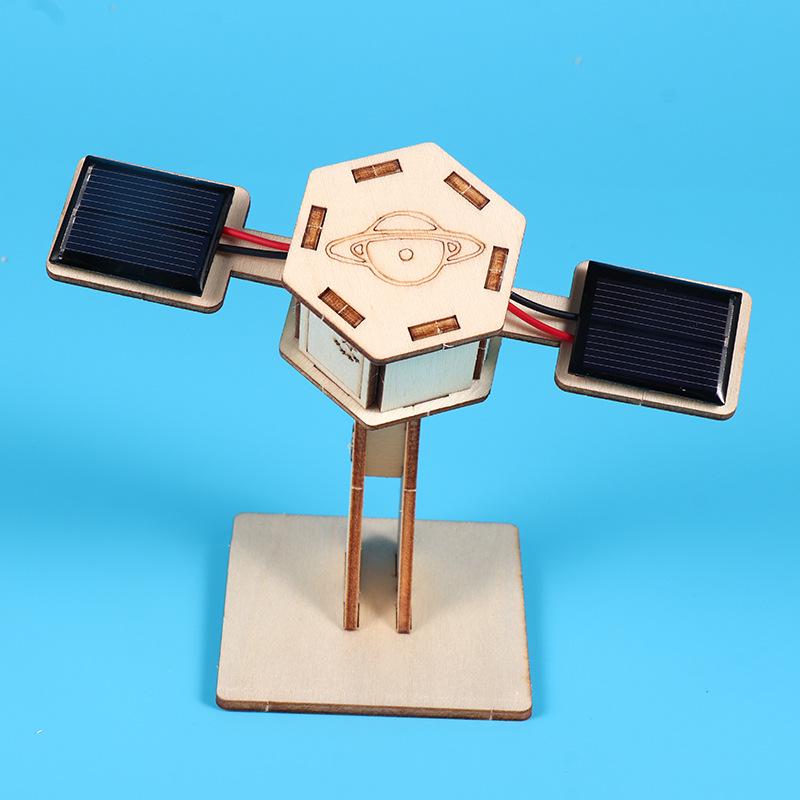 Mini Solar Satellite DIY Educational Science Kit for Kids