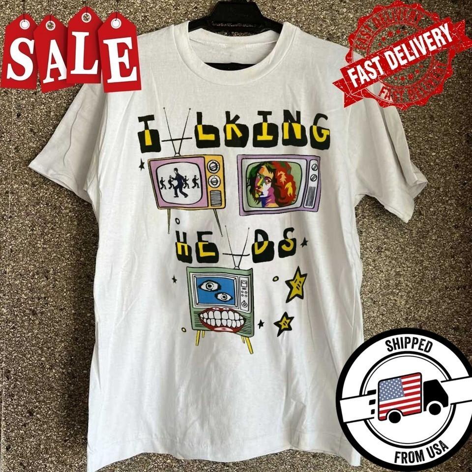 Hot Talking Heads Band Cotton Unisex KN413 T SHIRT EN593 Unisex T-Shirt