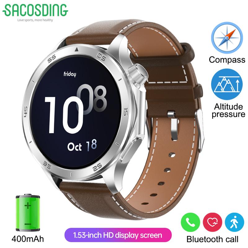 SACOSDING Новые для OPPO Watch X2 GPS Смарт-часы Мужские Высококлассные Бизнес-мужчины Звонки по Bluetooth IP67 Водонепроницаемый Фитнес-трекер Смарт-часы