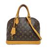 [Б/У] Louis Vuitton Alma PM 'Коричневая канива Damier Ebene' - Удовлетворительное состояние #C5KV2S