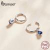 BAMOER 925 Sterling Silver Hypoallergenic Water Drop Ear Buckles for Women Delicate Jewelry