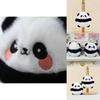 Cute Cartoon Panda Plush Keychain Soft Accessory For Bags And Keyrings With Charm