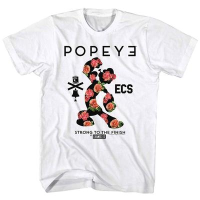 Popeye Белая футболка унисекс Popeye Flowerman