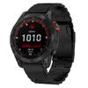Для Garmin Fenix 7X/7X Solar/Enduro/Coros Vertix 2 Ремешок для часов с быстросъемным креплением Изготовлен из нержавеющей стали Ширина 26 мм Сменный ремешок с раскладывающейся застежкой