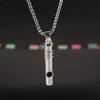 Zinc Zinc Alloy Hip-hop Cool Style Women Whistle Necklace Sweater Chain Necklace for Men Titanium Steel Chain