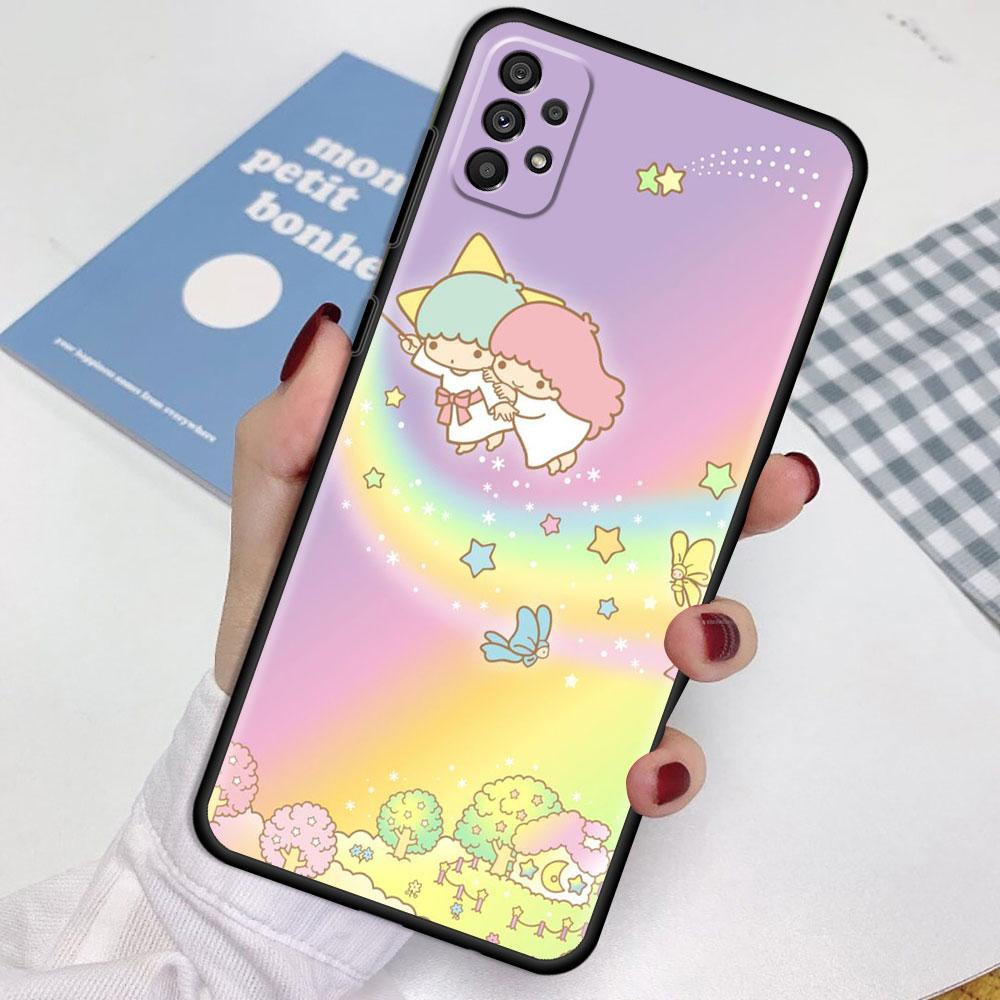 Чехол LittleTwinStars для Samsung Galaxy A52 A12 A51 A32 A21s A71 A32 5G A12 A22 A53 A31 A13 A72 A02s A41 A03 A04 Чехол для телефона