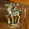 Bronze Horse Desktop Decoration Living Room Tea Table Sculpture Metal Craft Home Decorations Chinese Zodiac Horse Statue