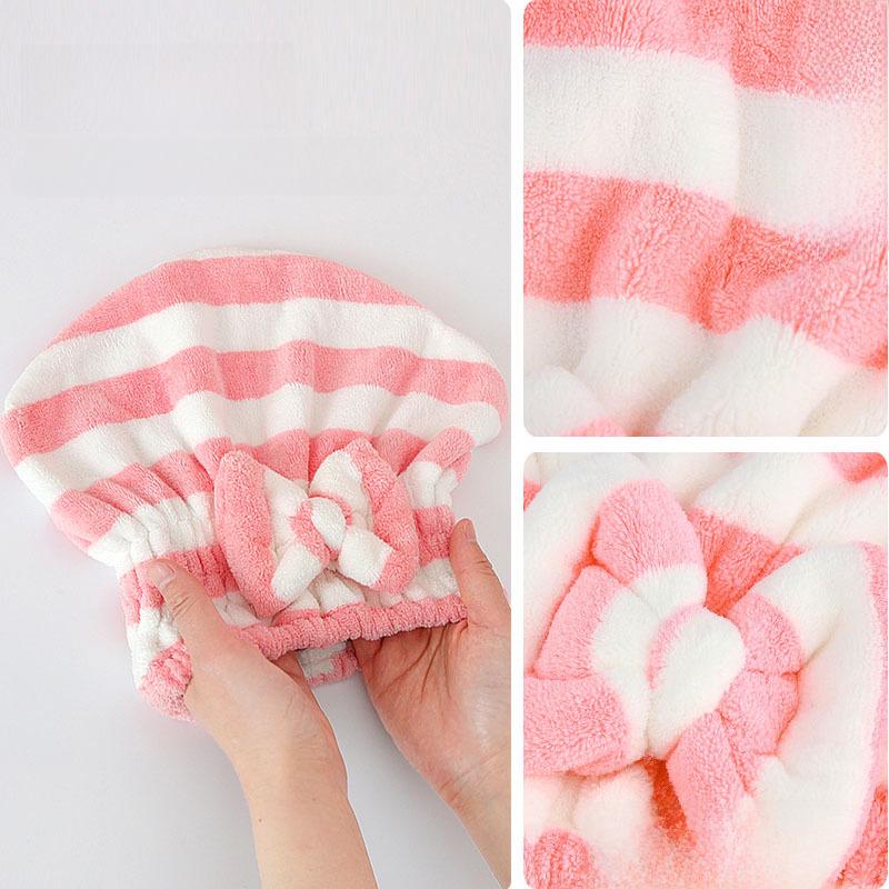Princess Super Absorbent Quick-Dry Hair Towel Cap for Women