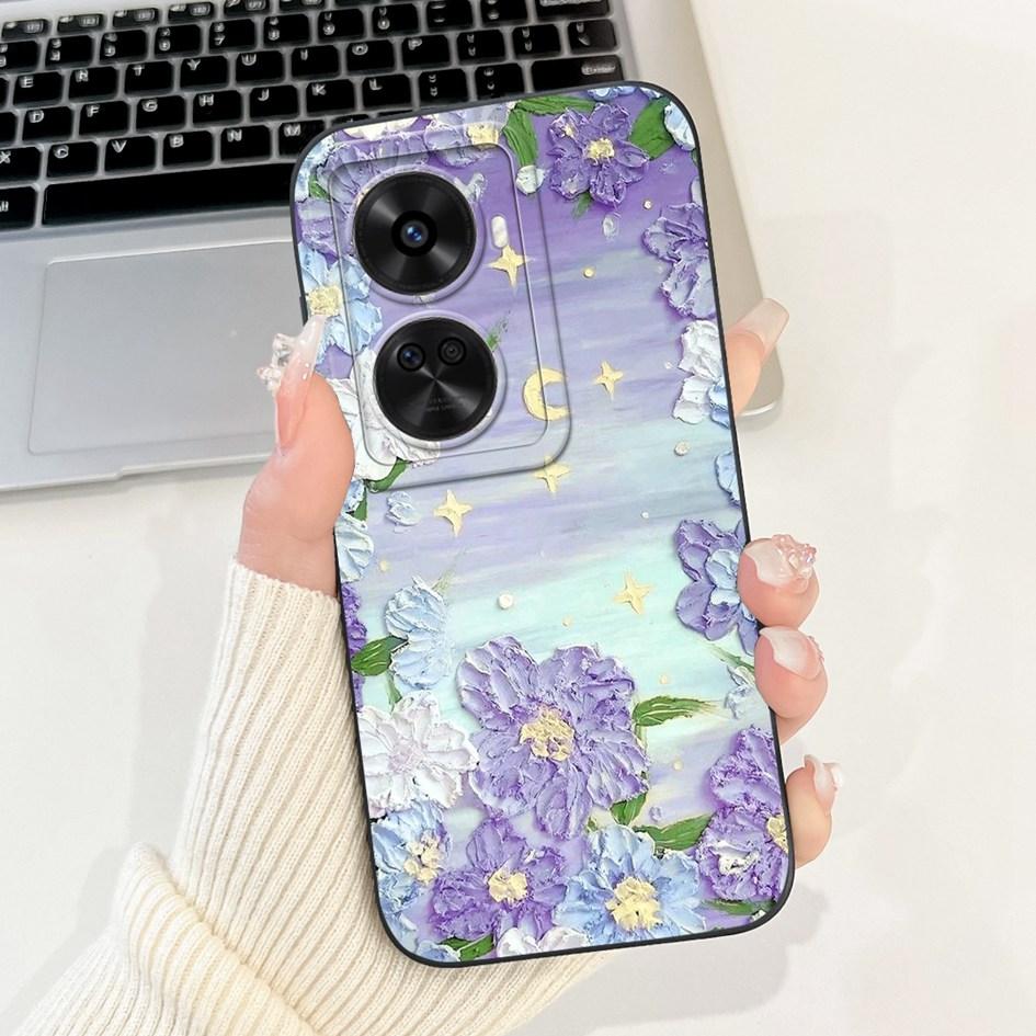Nova 12 SE Case For Huawei Nova 12 SE Cover 2024 Fashion Painted Liquid Silicone Anti-Fall Protective Bumper For Nova 12SE Funda