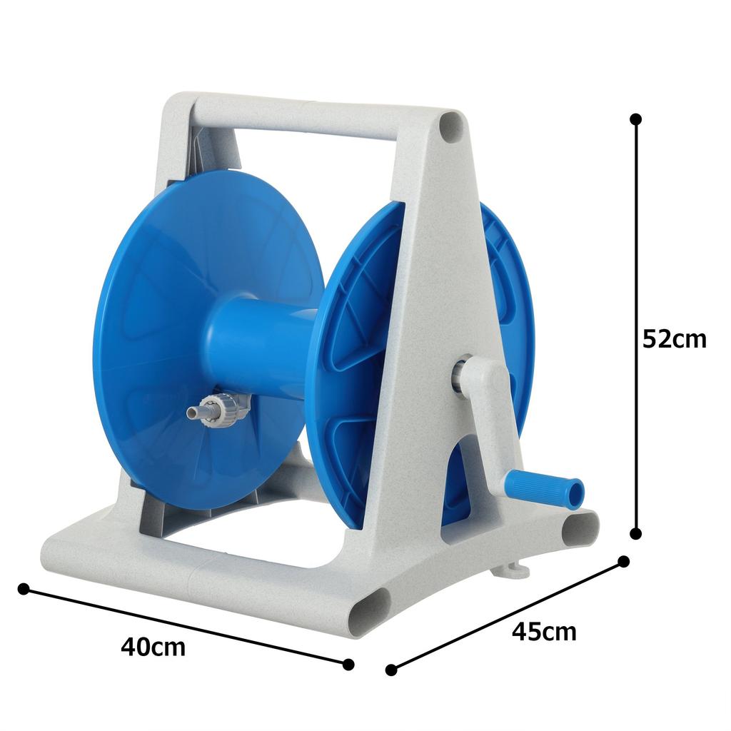 Iris Ohyama Hose Reel Super Reel LL Drum Blue Watering Car Wash Cleaning