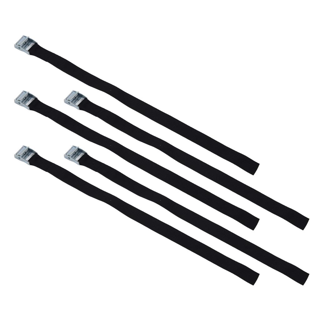 10pcs Tie Down Strap Zinc Alloy Press Buckle Dirt Resistant Nylon Lashing Belt for Goods Luggage