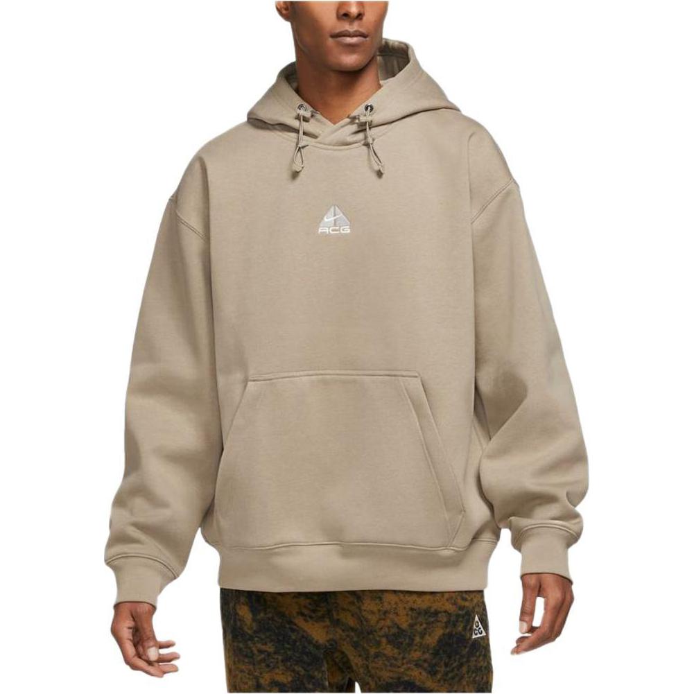 Nike Мужская толстовка с капюшоном Therma-FIT из флиса Хаки DH3087-247
