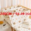 2025 Baby Crib Fence Soft Cotton Bag Anti-collision Strip Children's One-piece Bed Fence Spliced Bed Protection Cloth Baby Fence