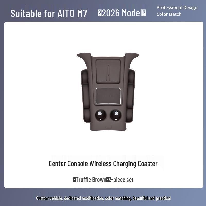 AITO M7 Wireless Charging Silicone Pad & Center Console Protective Accessory Compatible with 26 Models