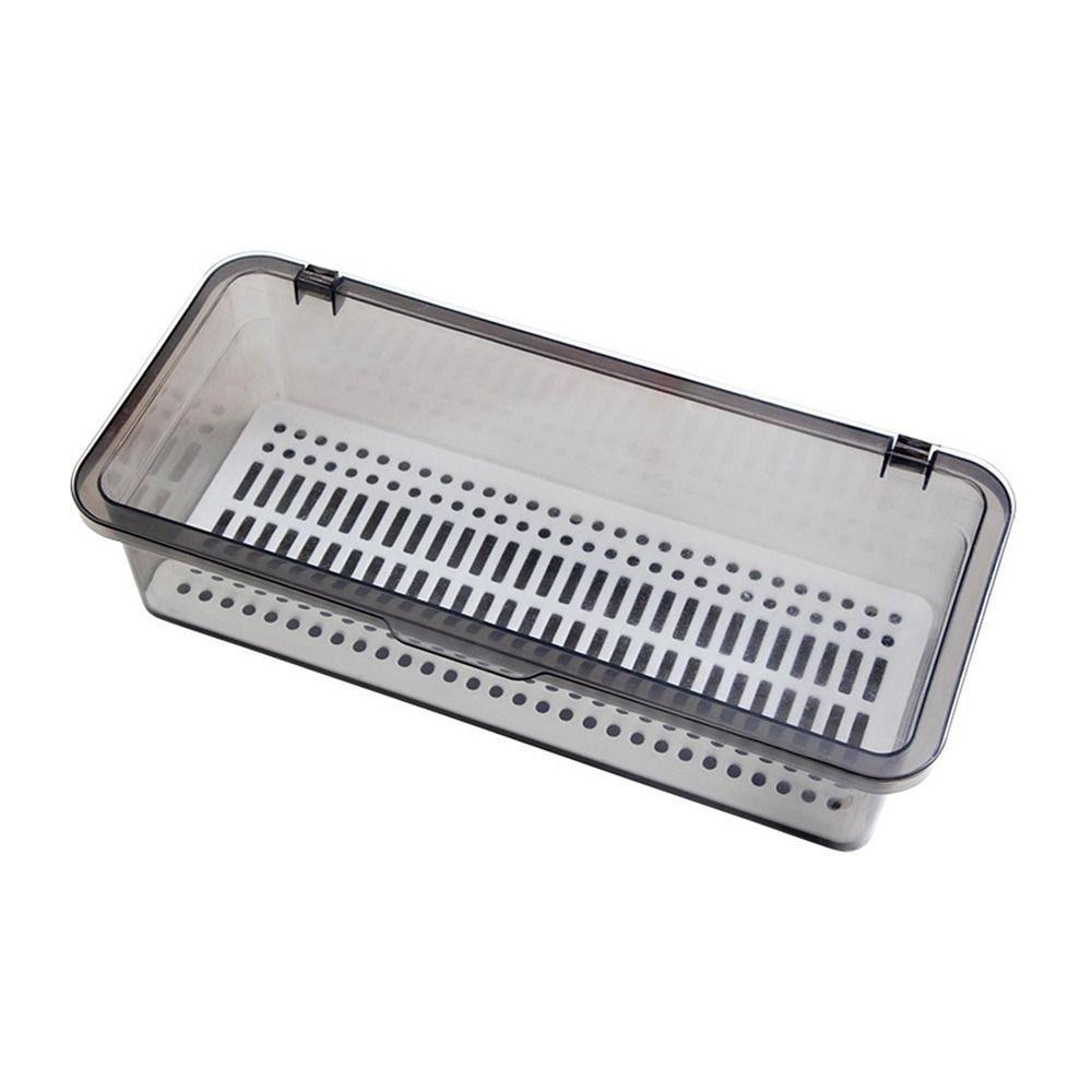 and Drainer with Cover Utensils Storage Box Chopstick Holder Extended Chopstick Cage Organizer Box
