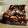 Spartan Warrior Meteor Shower Rug bedroom Blanket for Livingroom Couch lunch break Soft throw for Friend's festival Gift