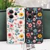Цветочный стебель Цветок Чехол для телефона Для Xiaomi Redmi Note 14 13 12 12S 11 11S 10 10S Pro Plus 15 15C 14C 4G 5G Силиконовый чехол