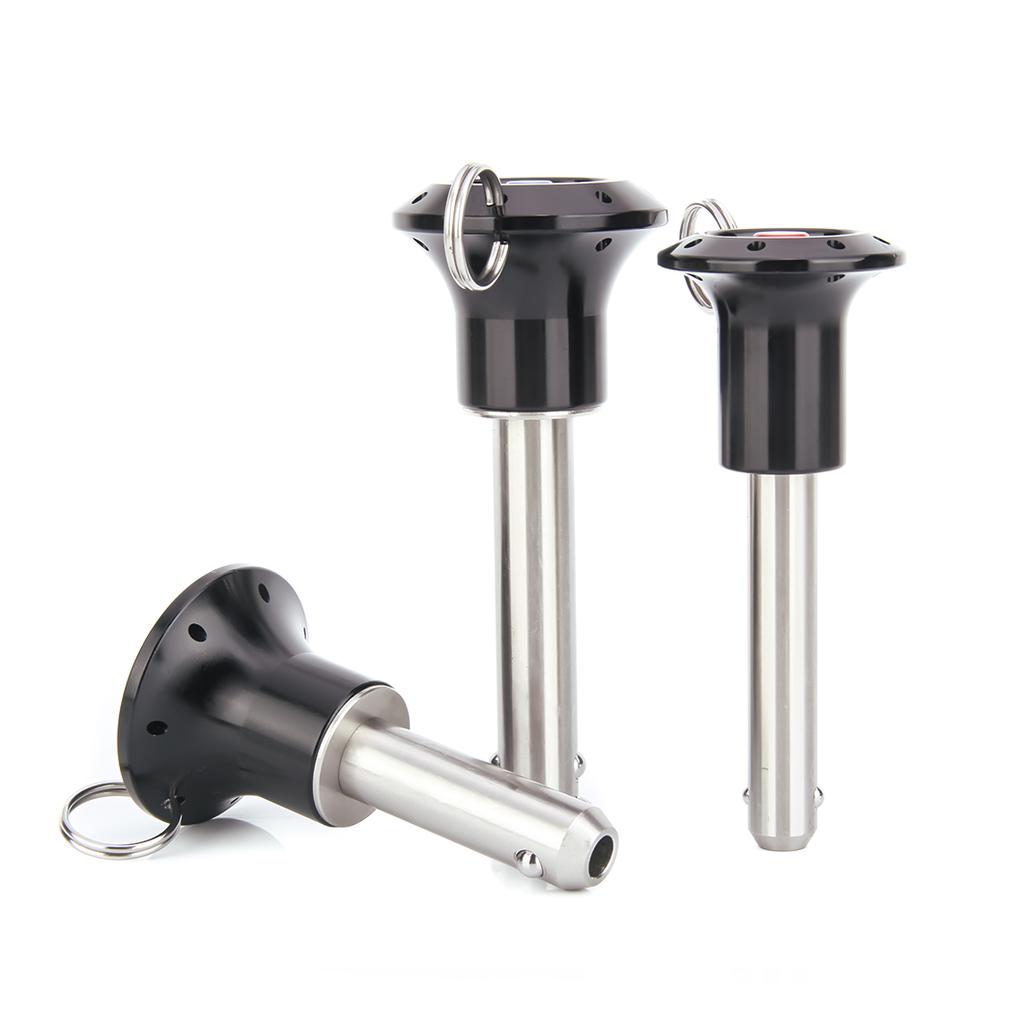 KST111 Quick Release Pin High Quality Ball Lock Pin SUS304 Line Array Safety Pin Push Button Mechanism With Pull Ring