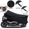 Sunshade Anti-UV Motorbike Dust-proof Covers Indoor Outdoor Protection Black M-3XL Elastic Fabric Motorcycle Scooter Cover