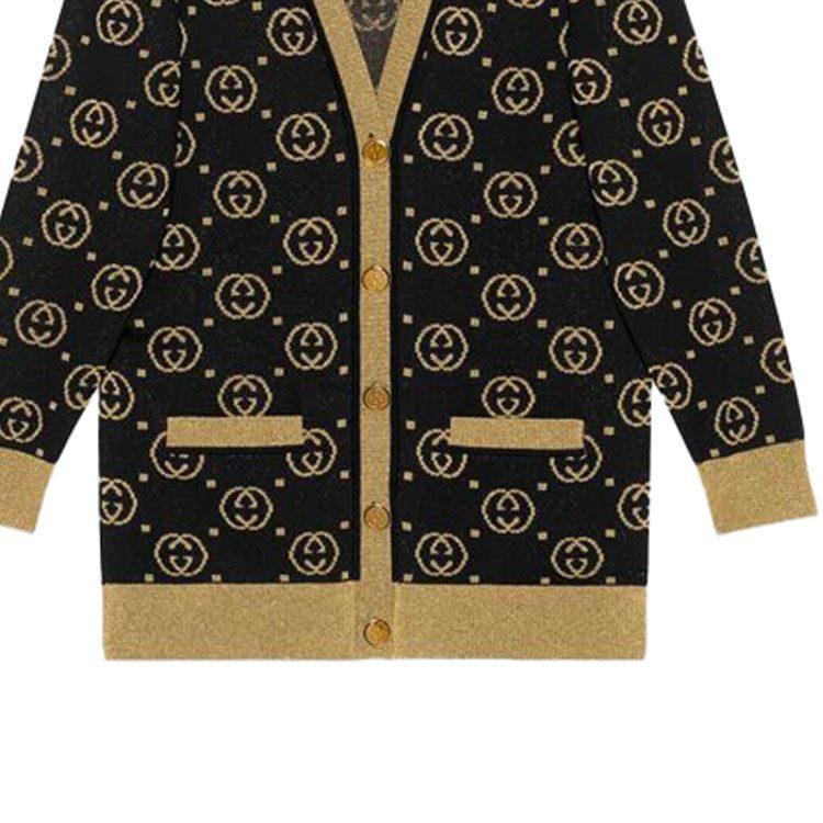 Gucci Женский трикотаж Черный V-образный вырез Умеренный 555014-XKAH9-1815
