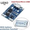 LIZAO 18611 Плата зарядного устройства 1В Type-C Micro USB 1А Модуль зарядки литиевых батарей С защитой для DIY проектов