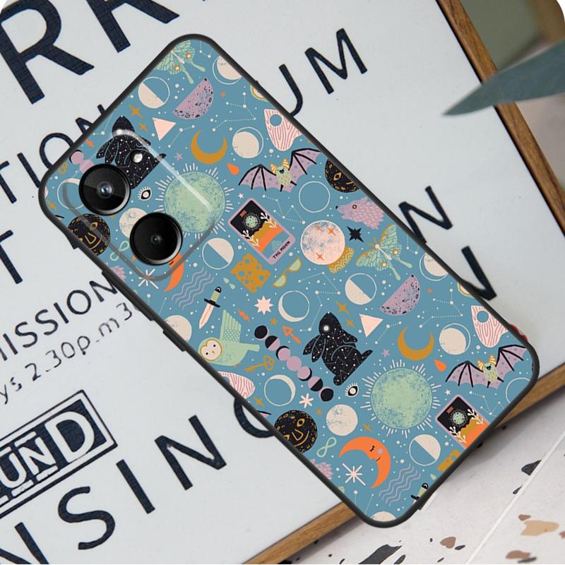Witch Lunar Magic For Realme C67 C55 C53 C51 C35 C33 C31 C30 C25s C21Y GT Neo 6 GT5 9 10 11 12 Pro Plus Case
