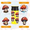 50PCS Trendy Mushroom Graffiti Stickers, Waterproof Decals for Luggage, Laptop & Decoration
