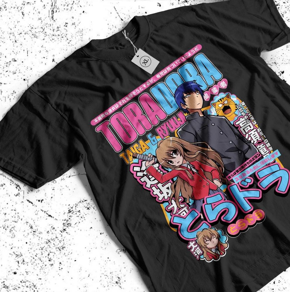 Toradora T-Shirt Taiga Ryuuji Aisaka Takasu Kawaii Anime Tee Gift Shirt All Size