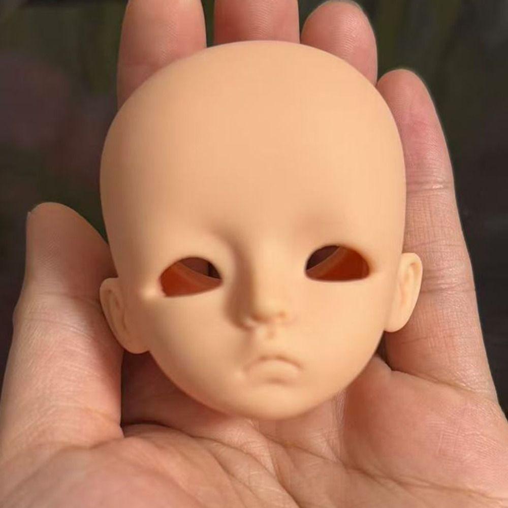 Multi Joints 1/6 Bjd Body Without Makeup Dolls Body Birthday Gift Doll's Head Diy Handmade